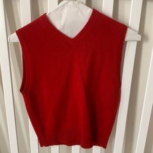 Ralph Lauren Red Sweater Vest